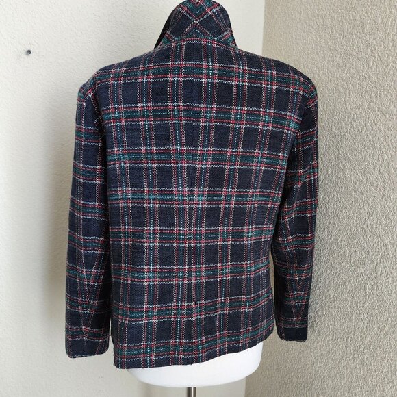 Norton McNaughton Womens Jacket‎ Size 14 Multicolor Plaid academia collegiate - Picture 5 of 12